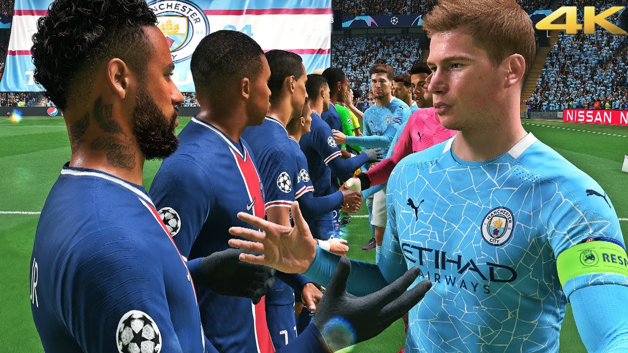 FIFA 21 - Manchester City vs PSG | UCL Gameplay PS5™ [4K 60fps]