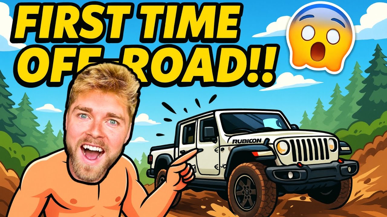 Stock Jeep Gladiator | First Time Off‑Road Trail Test!