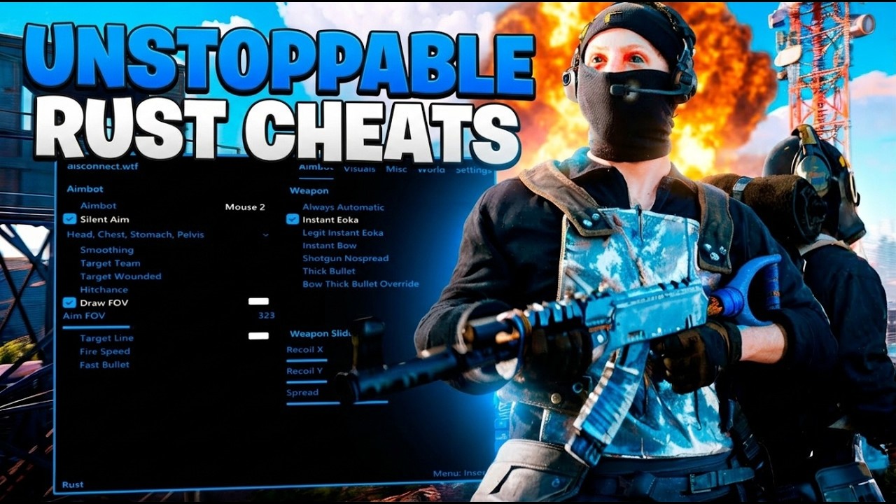 My Wipe Was Unstoppable Using RUST CHEATS....