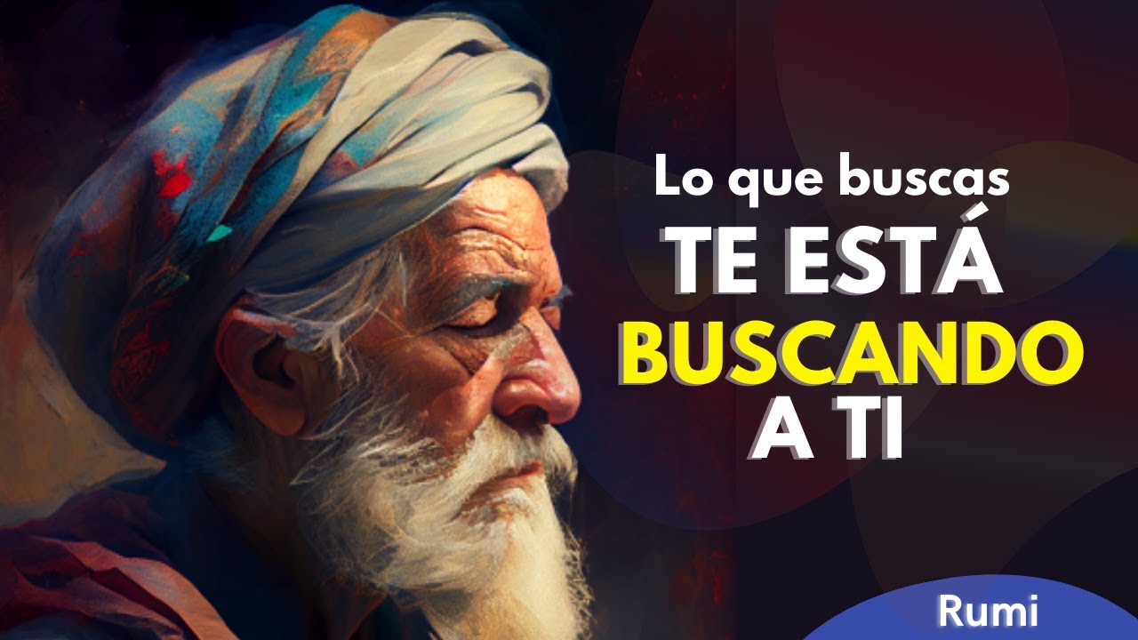 🔅Rumi el  poeta del alma contesta 7 preguntas para tu ser (Poesía poderosa de la vida)