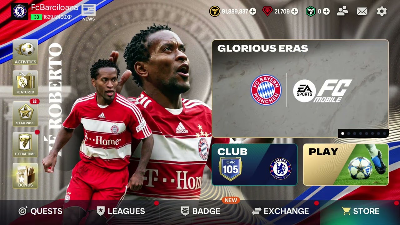 Fc mobile (tried to update my team )