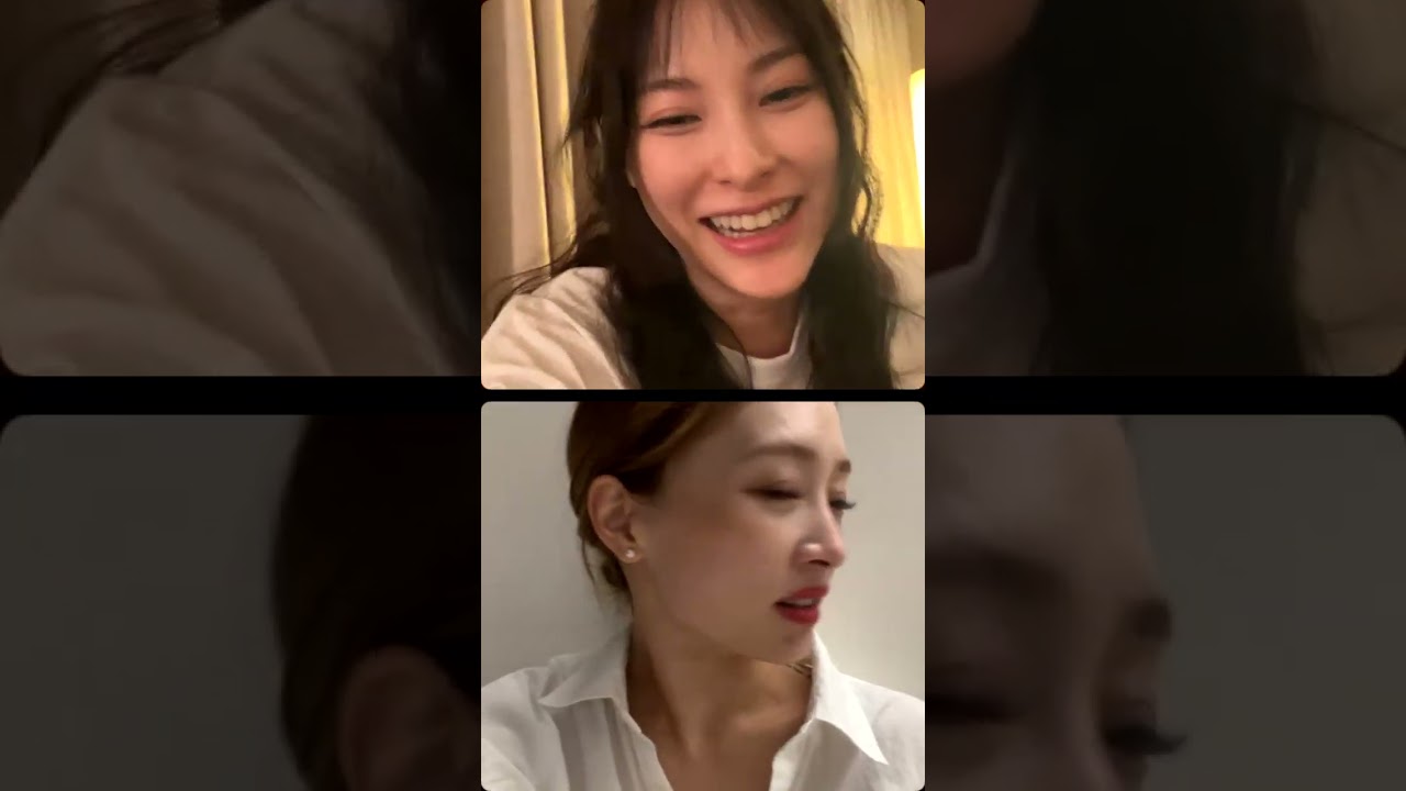 230228 카라 규리,니콜 인스타라이브 Kara GYURI,Nicole InstaLive feat.늦게 인방에 합류한 막내라인 영지+강지영