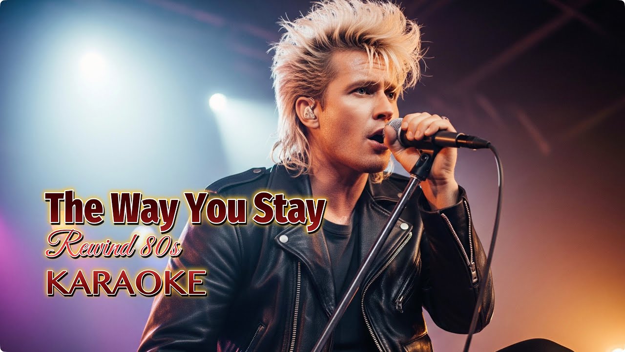 KARAOKE | 🎸 The Way You Stay - 80s Power Ballad 💔✨