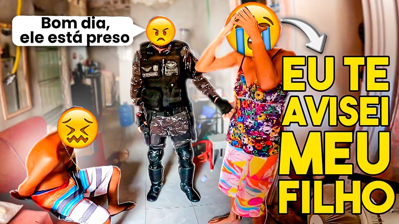 QUEM SOFRE &Eacute; A FAM&Iacute;LIA 😭 ACORDOU CEDO PRA SER PRESO