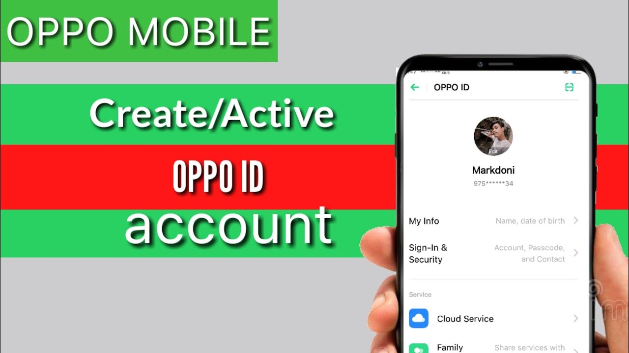 How to make Oppo id?
