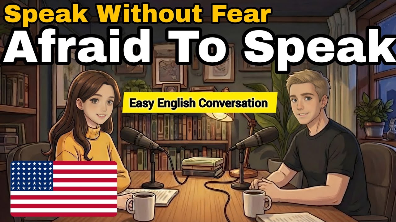 How to Talk in English Without Fear | English Conversation Practice English Podcast 