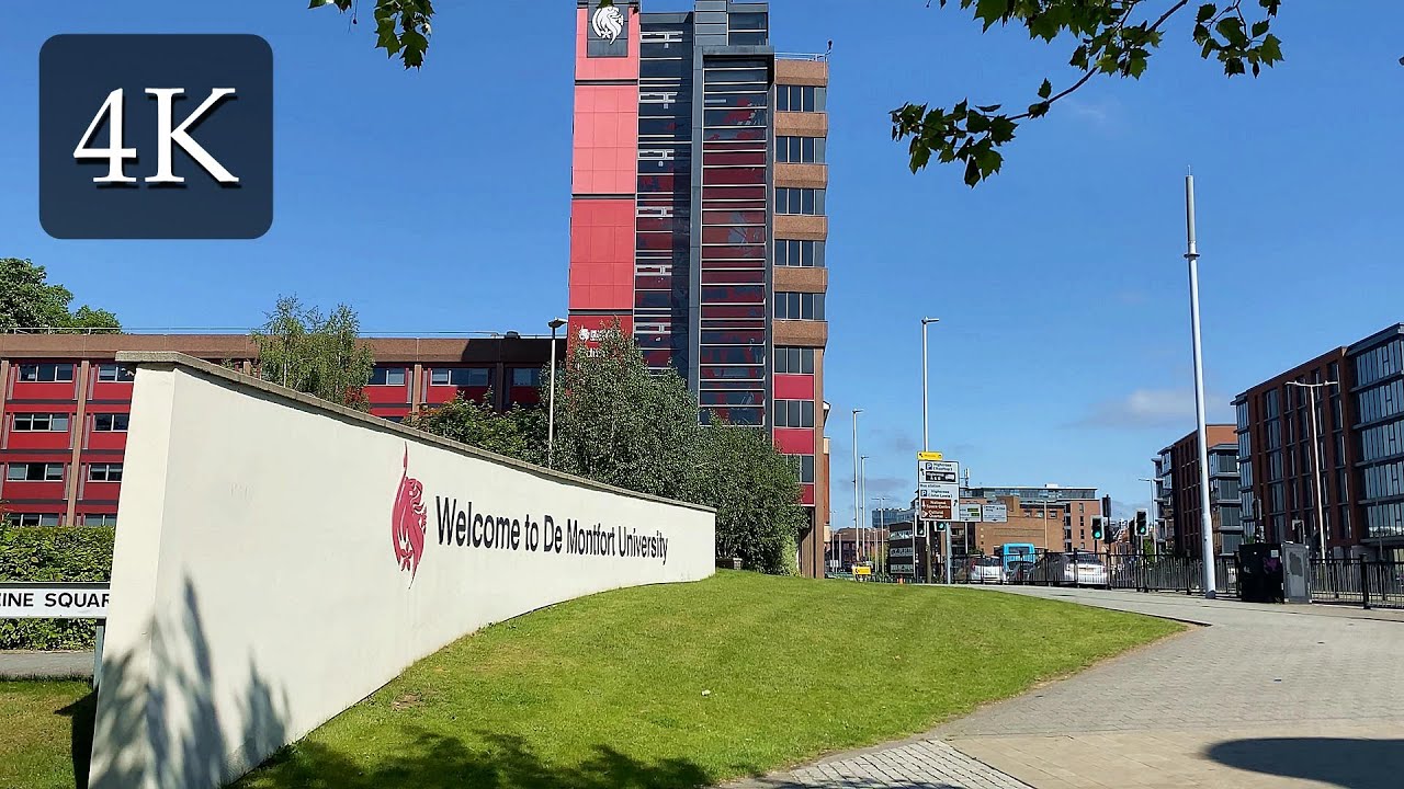 4K UHD | 🎓 De Montfort University Leicester 🇬🇧 | Walking Virtual Tour 🚶🏻‍♂️ 2021
