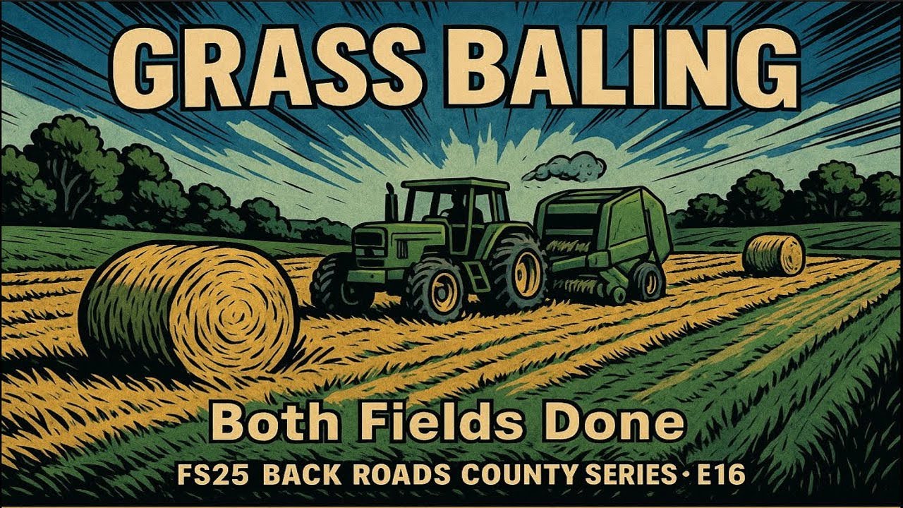 FS25: Grass Baling & Bale Sales Strategy | Back Roads County [E16]