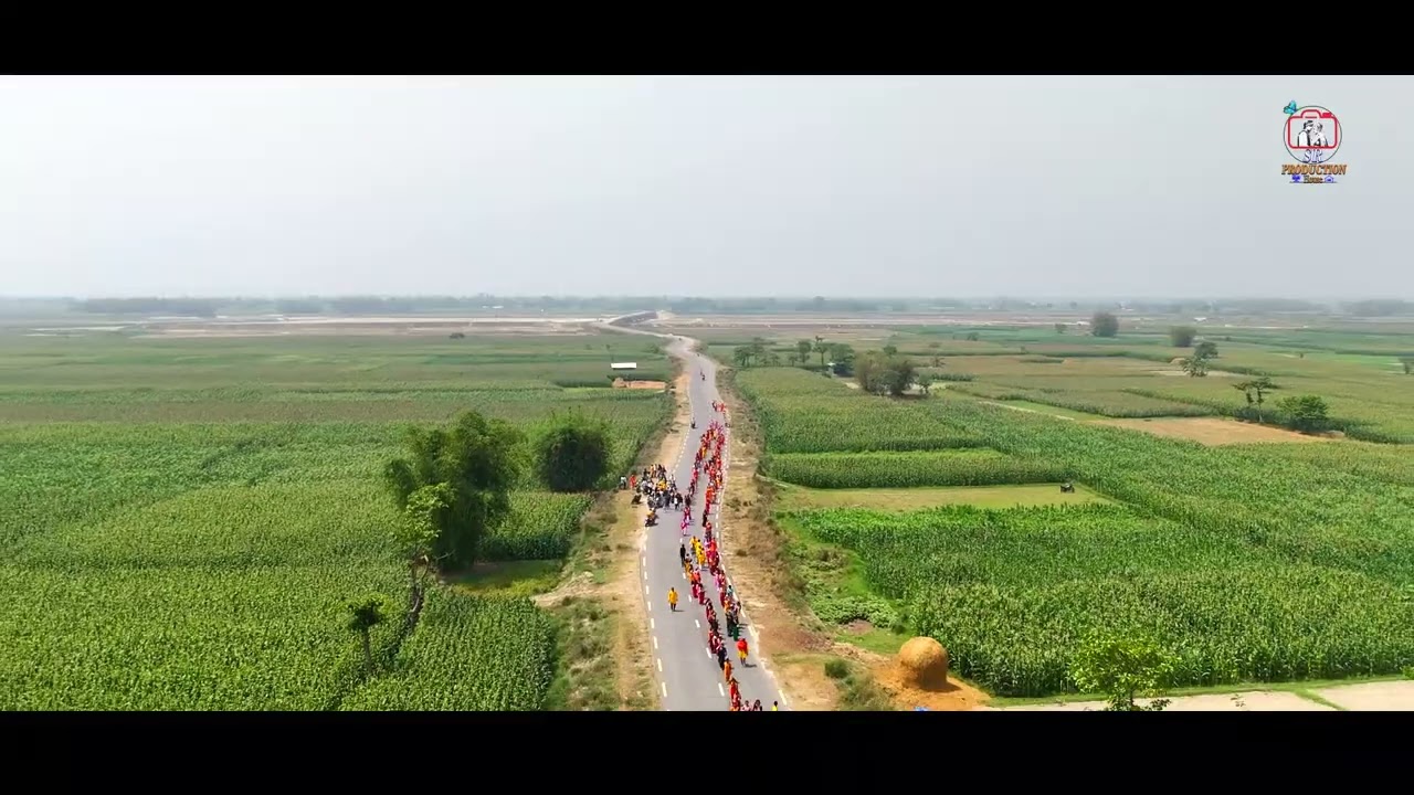 Aerial View of Panthapada Kalash Yatra
