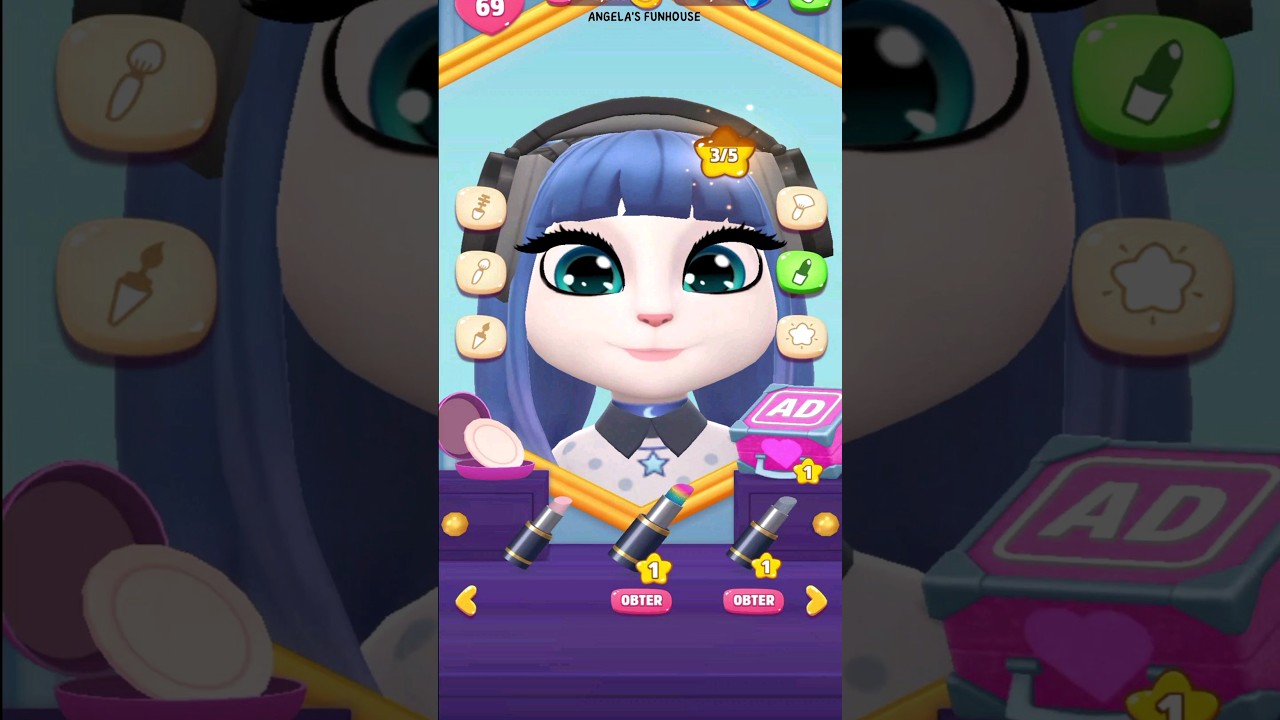 HATSUNE MIKU - My Talking Angela 2  #shorts #mytalkingangela2 #cosplay #hatsunemiku  #hatsunemiku
