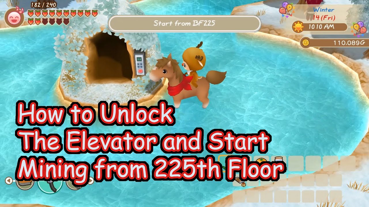 How to Unlock The Elevator | Story of Seasons Friends of Mineral Town