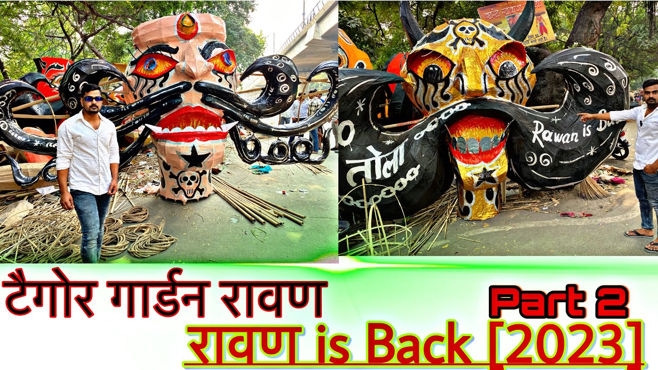 Ravan Market | Ravan 2023 | Dusserha Ravan | Famous Ravan | Delhi Ravan | Tagore Garden Ravan 2023