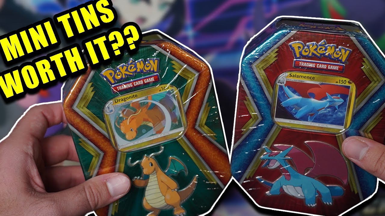 MORE Walgreen's Mini Tins!! Dragonite & Salamence // Pokémon Card Opening