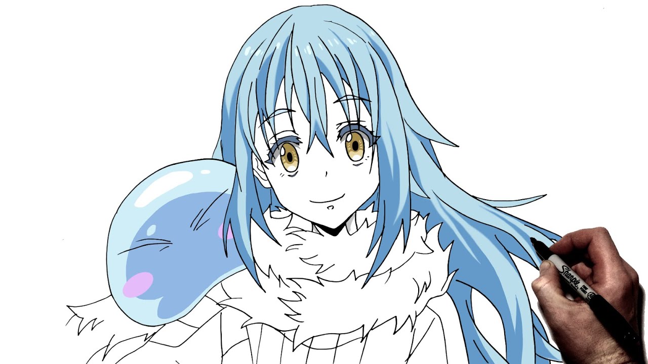 How To Draw Rimuru Tempest | Step By Step | That Time I Got Reincarnated as a Slime