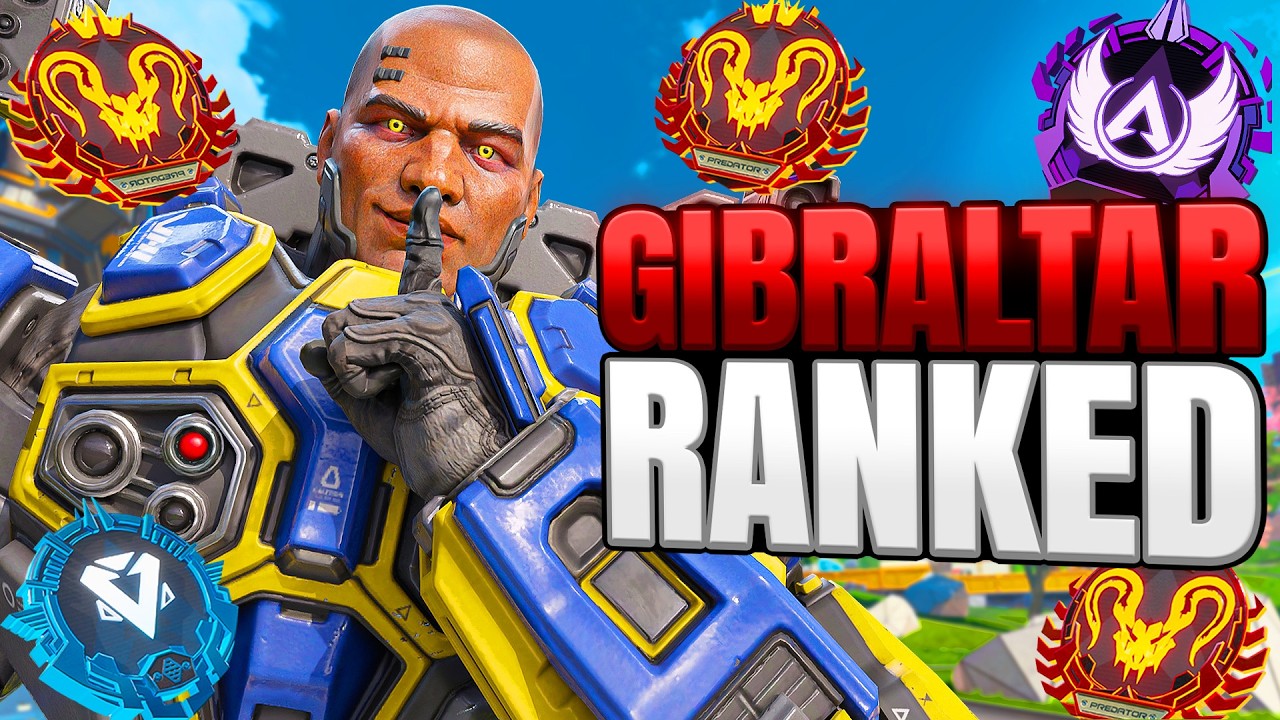 High Level Gibraltar Ranked Gameplay - Apex Legends (No Commentary)