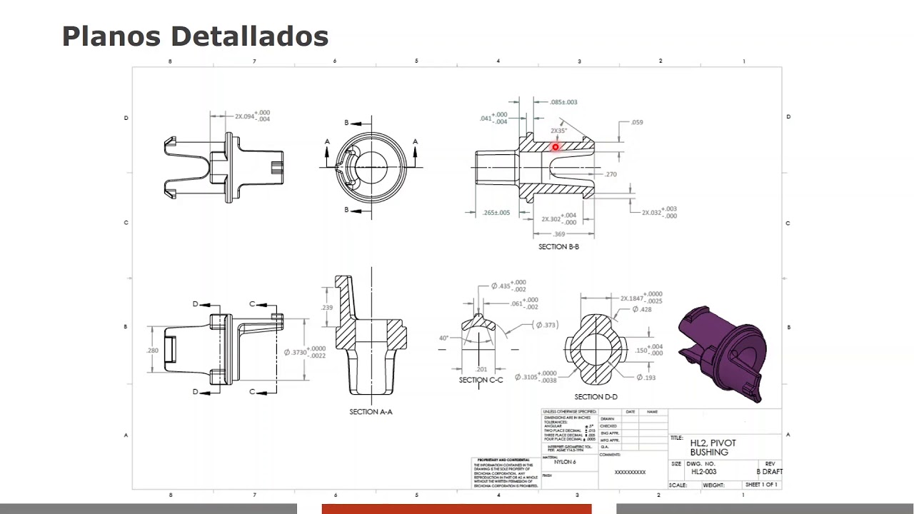 Diseño de Sistemas Mecánicos: Planos de Ingeniería