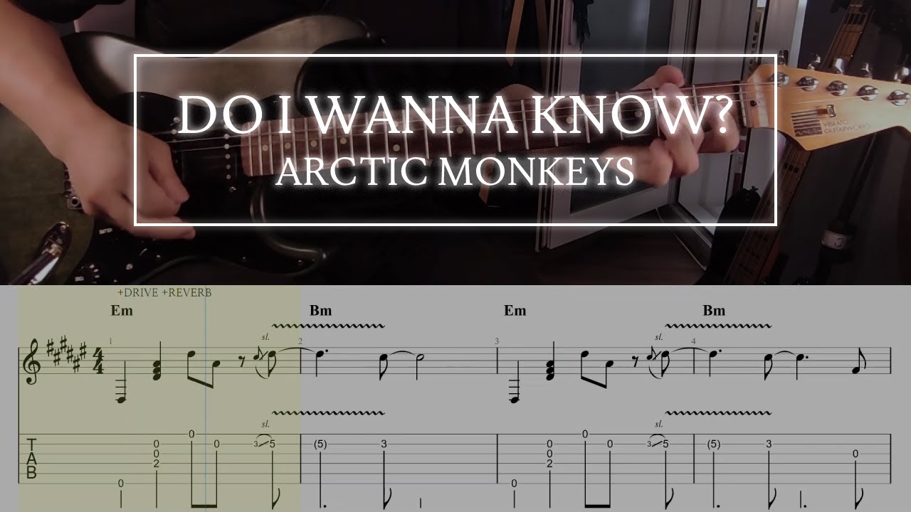 Do I Wanna Know? Arctic Monkeys [ Guitar Playalong × TAB × Backing Track ]