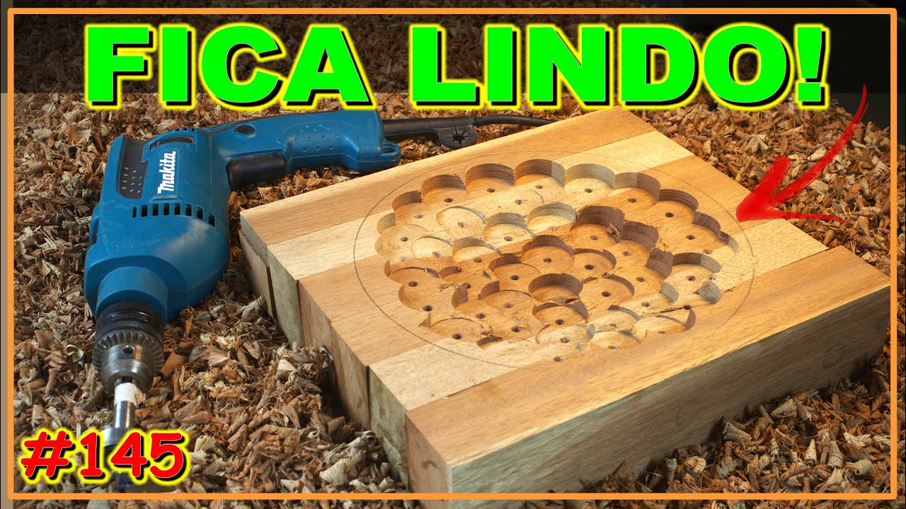 IDEIA FANTÁSTICA PARA CRIAR UM ITEM LINDO - MARCENARIA CRIATIVA  (VÍDEO #145) #marcenariacriativa