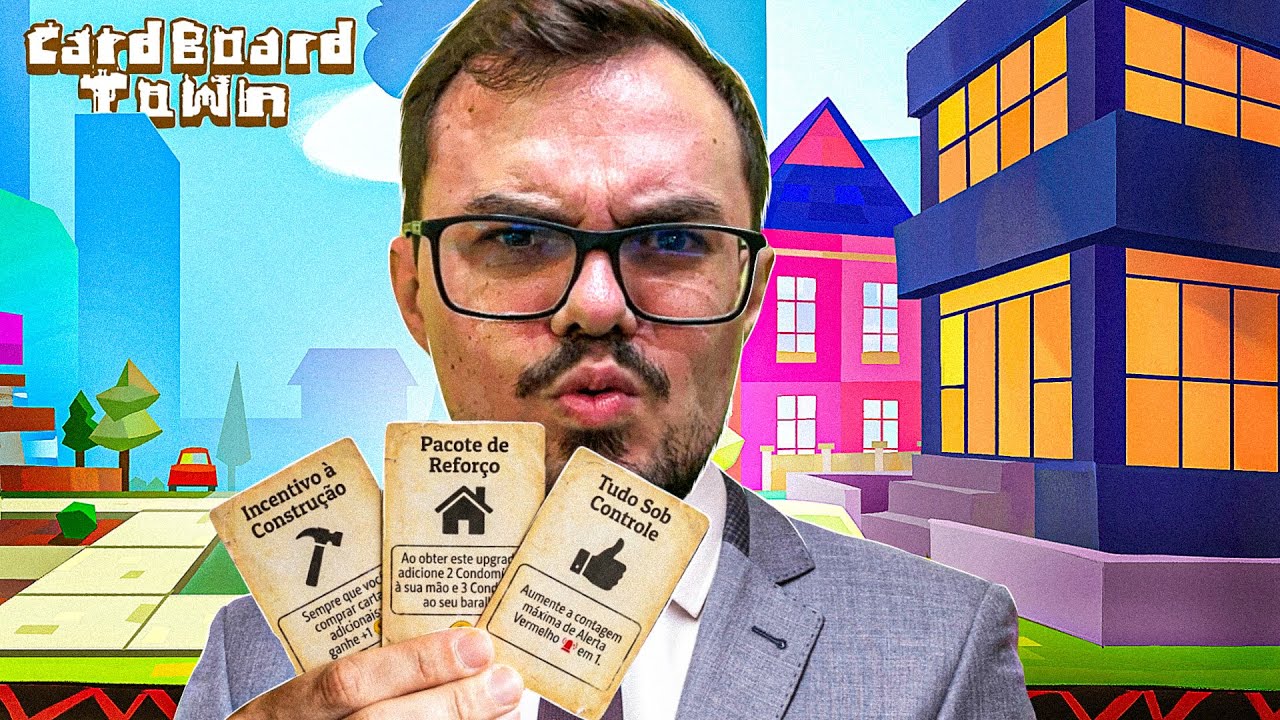 ESSE JOGO É VICIANTE IGUAL A THE BAZAAR - Cardboard Town