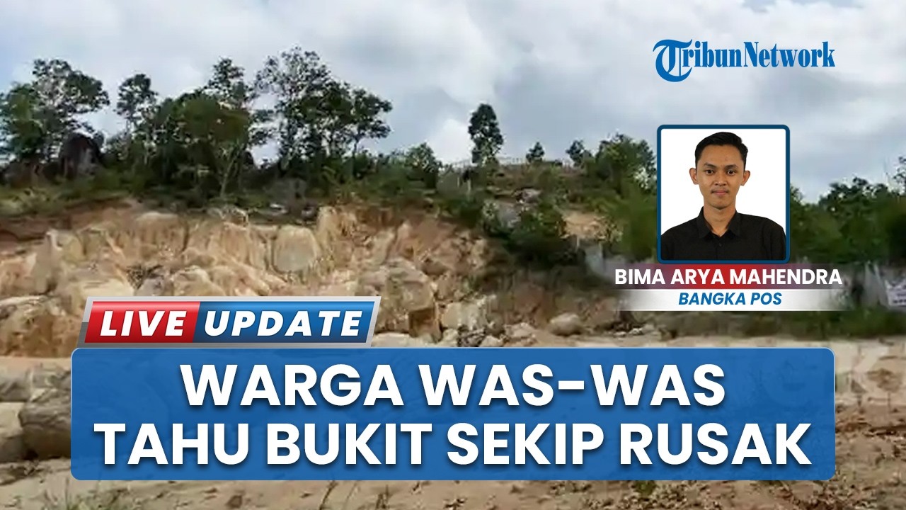 Efek Bukit Sekip Bangkaa  Gundul dan Porak Poranda, Warga Was-was Setiap Turun Hujan Besar
