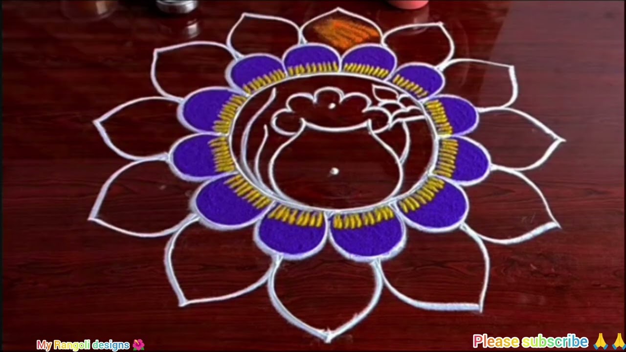 🪔🌺Sankranthi bhogi kanuma kundala 🪔🌺 designs for beginners festival amazing videos 🪔🌺 