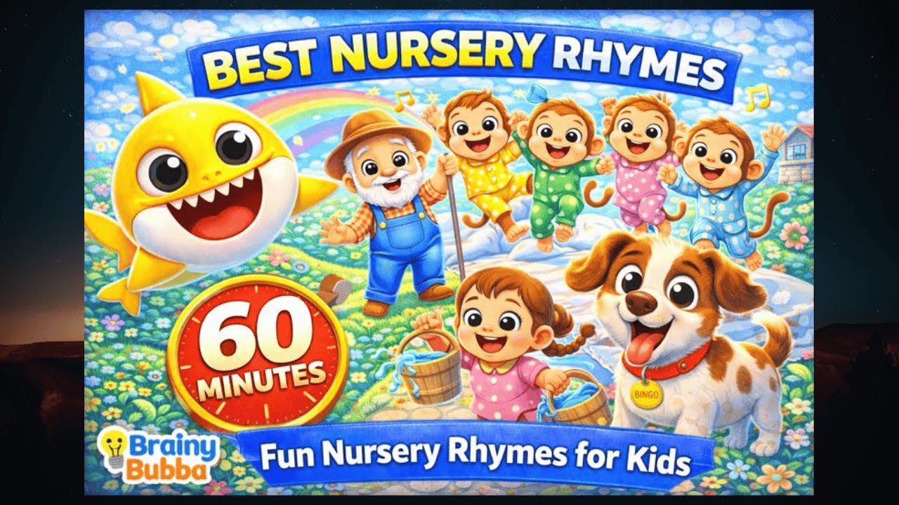 60 Minutes of Nursery Rhymes for Kids | Baby Shark, Old MacDonald & More! #abckidtv #nurseryrhymes