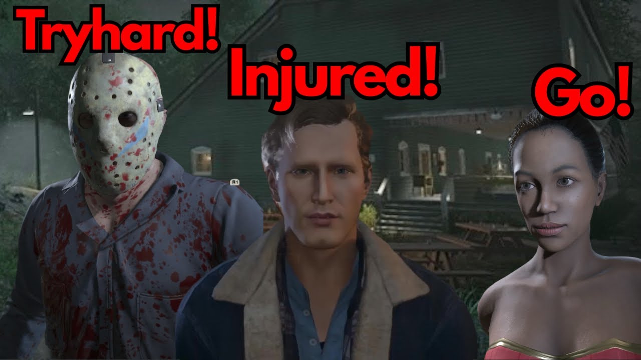 Injured Jason Defeat! Tryhard Jason Friday the 13th Game