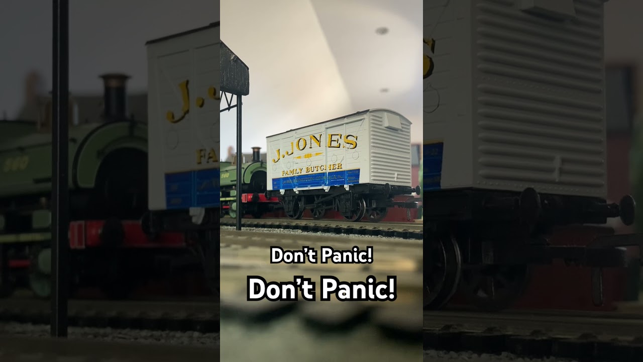 Buggleskelly Station - Jones Van #modeltrains #modelrailway #dontpanic