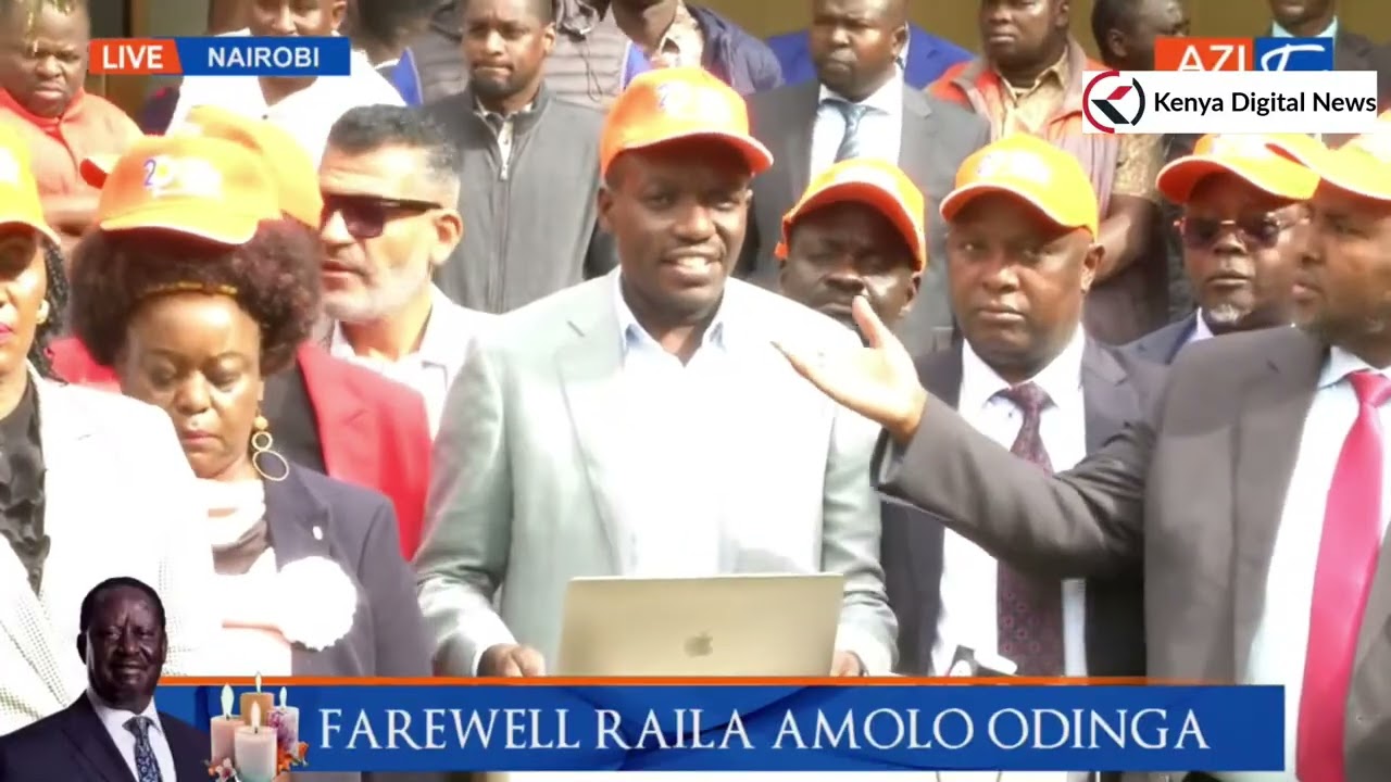 ODM Party changes leadership following Raila Odinga's death! Oburu Oginga takes over as Party leader