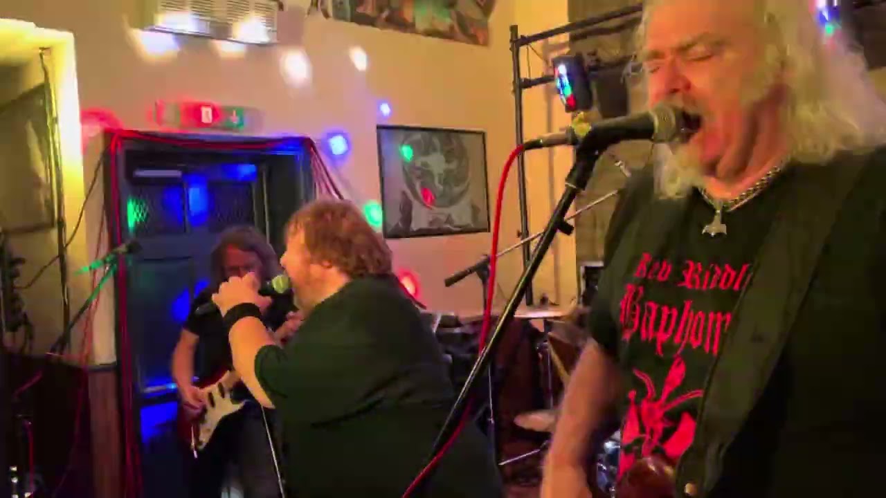 Kev Riddles’ Baphomet - ‘Angel of Death’ live in Grantham, England 10th November 2023