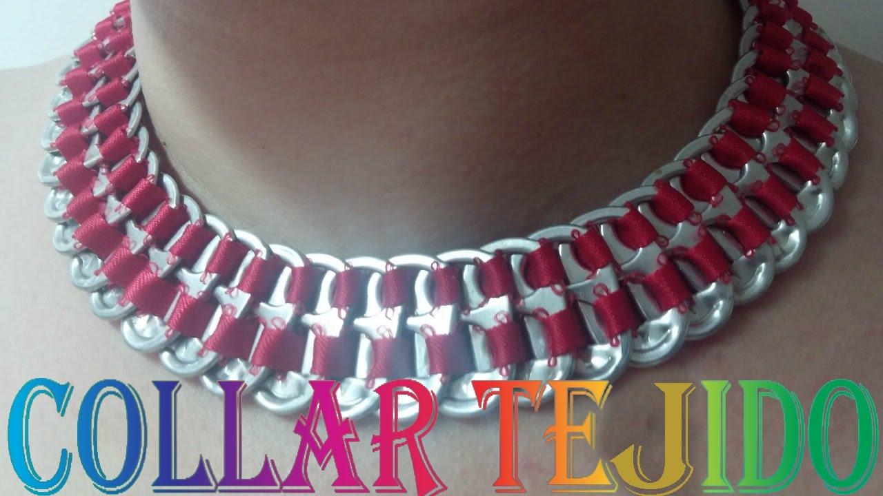 COMO HACER COLLARES DE CHAPITAS DE ALUMINIO