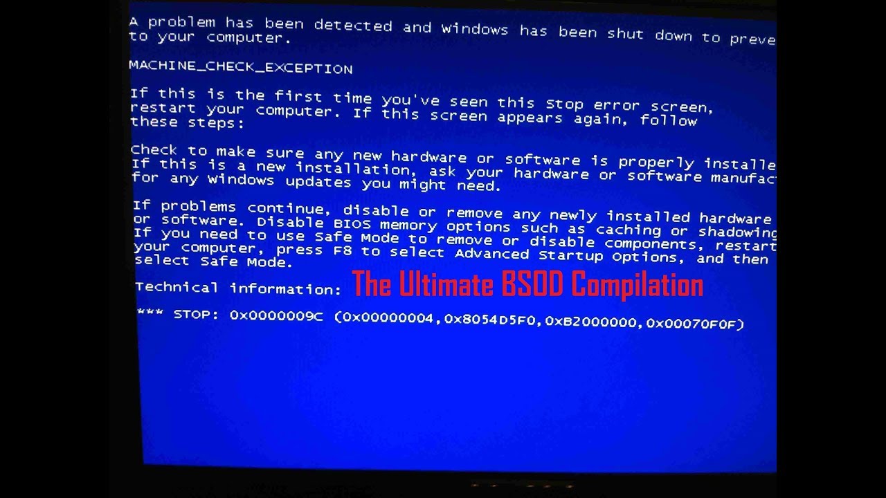 The Ultimate BSOD Compilation (Official One)