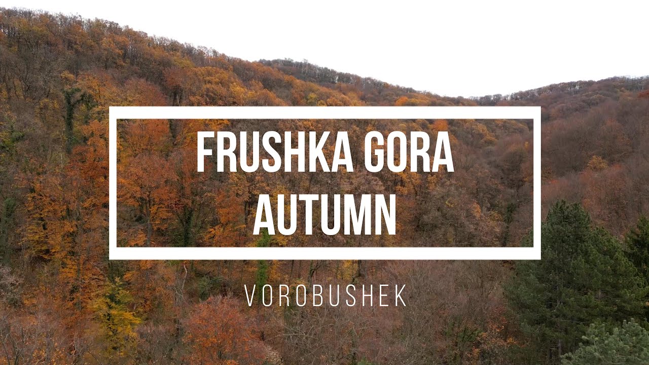DJI Mini 3 PRO. 4K video. Frushka Gora Autumn. Vojvodina, Serbia