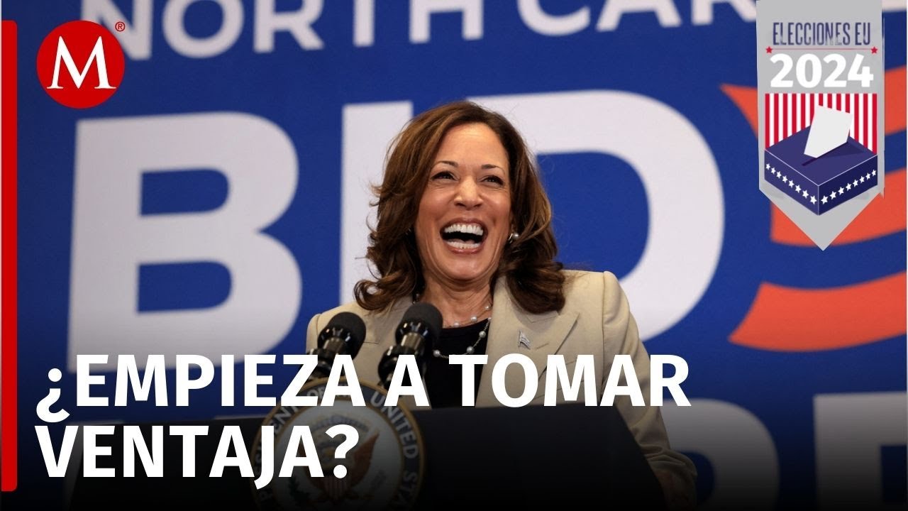 Kamala Harris empieza a ganar impulso tras la renuncia de Biden