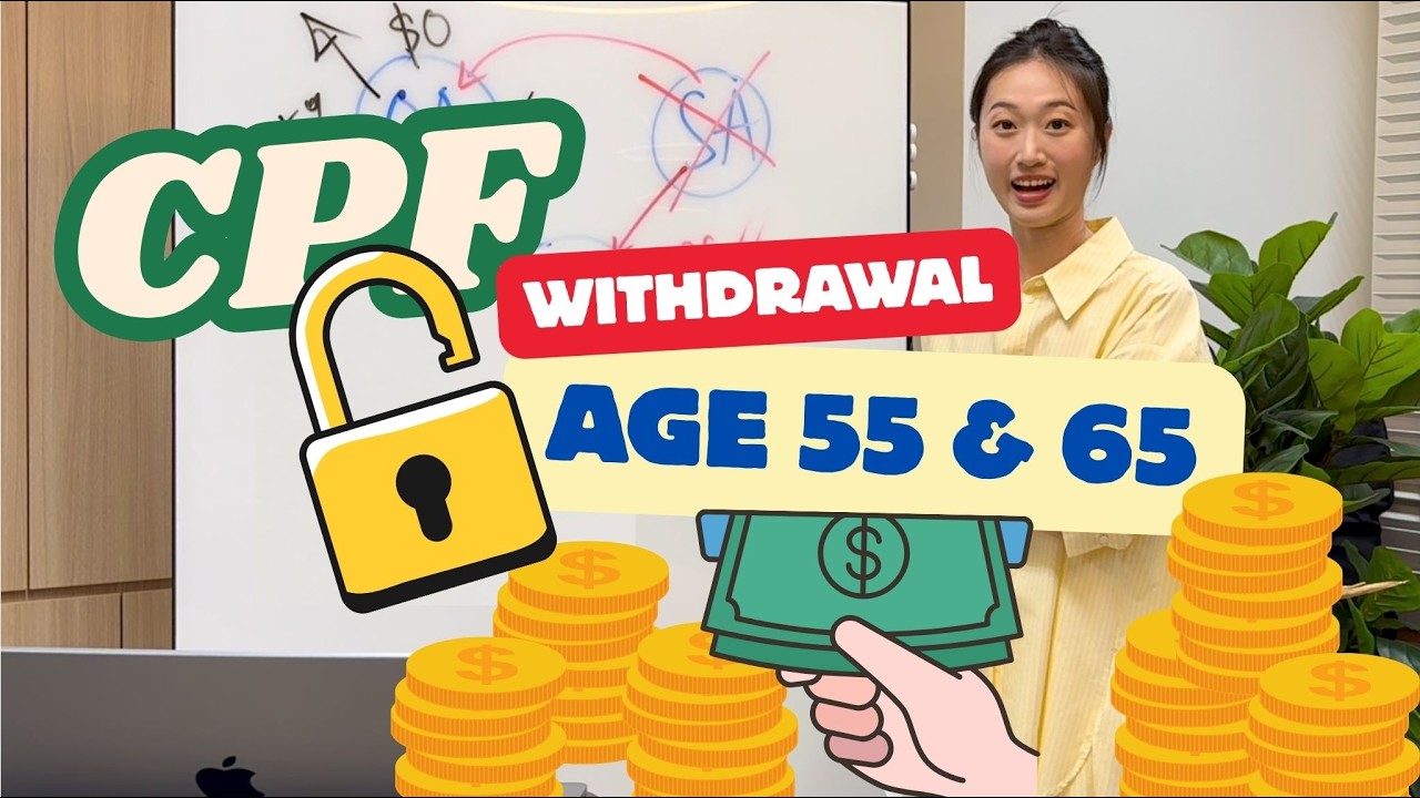 How much can you withdraw from CPF at age 55 and 65?