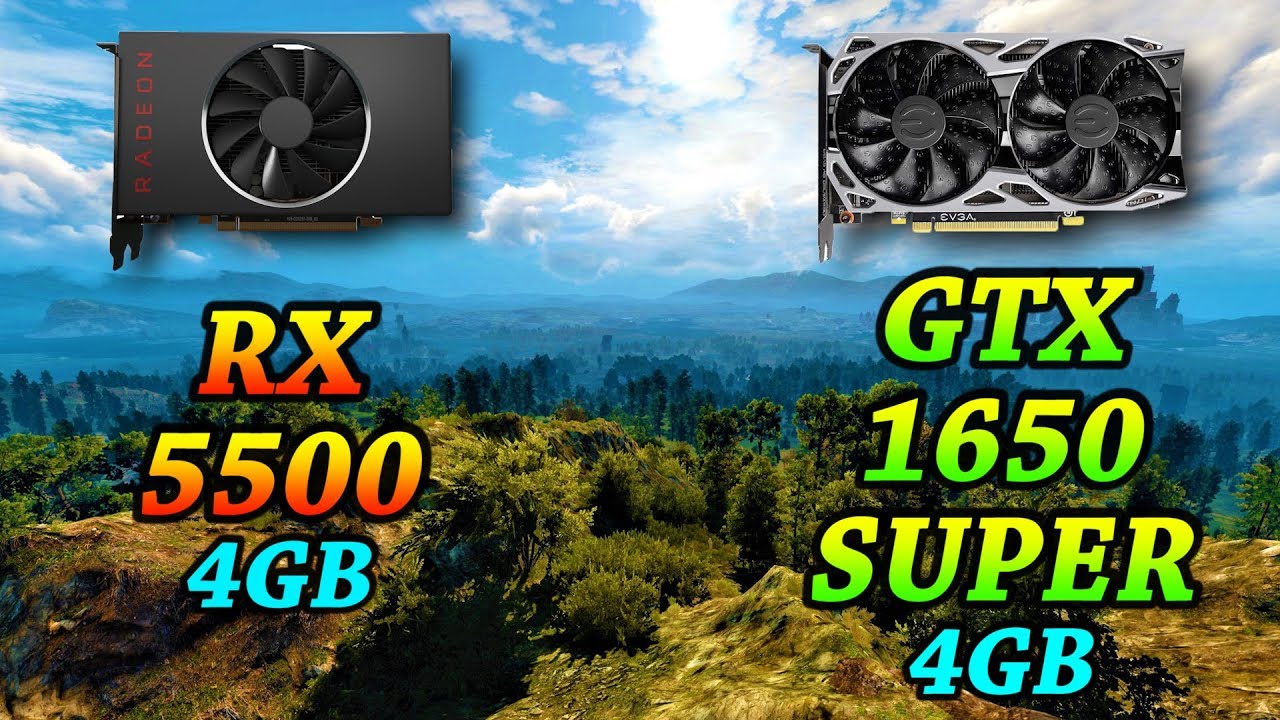 RX 5500 vs GTX 1650 SUPER | 1080p and 1440p PC Gameplay Benchmark Test