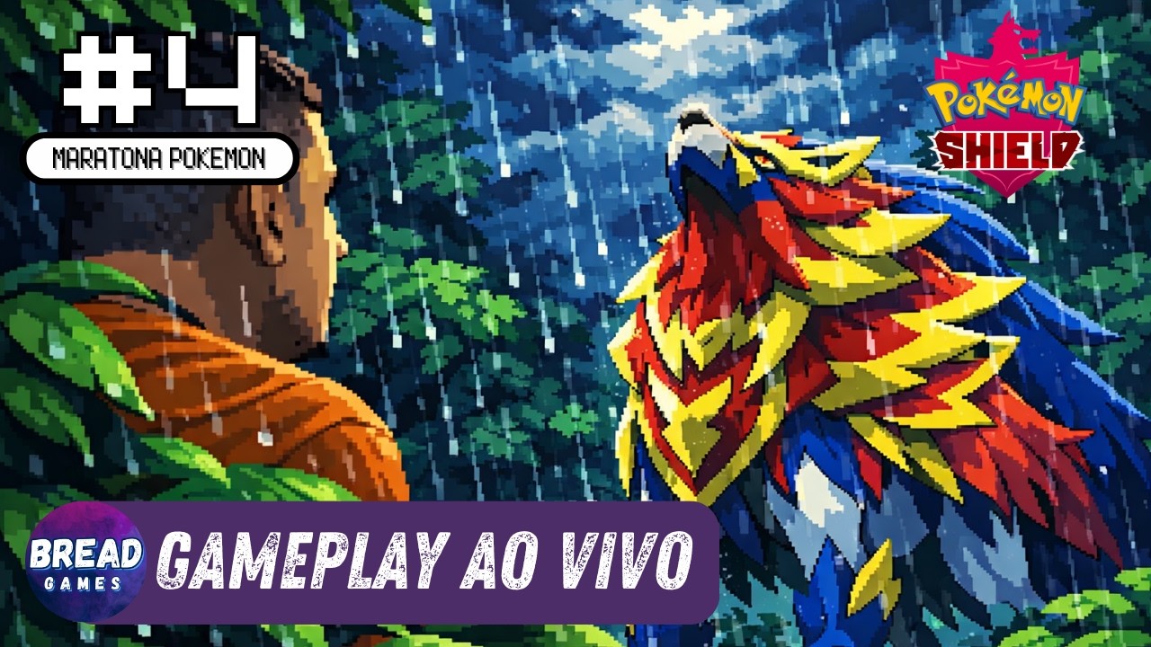 [VERTICAL] 🟢JOGANDO POKEMON SHIELD, USANDO APENAS POKEMONS DA REGIÃO #04 #live #pokemon