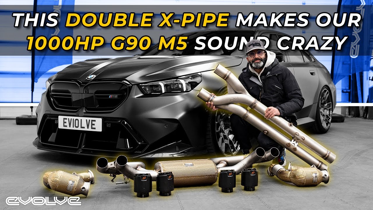 Testing the G90 M5 IPE Double X-Pipe exhaust + Catless Downpipes
