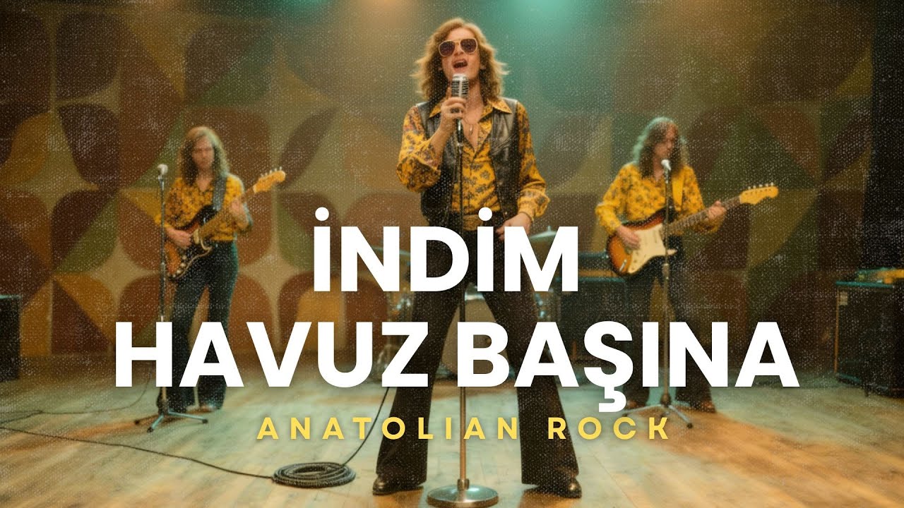 İndim Havuz Başına | 70’ler Psychedelic Anadolu Rock Cover (Anonim Türkü) by @meskmahal