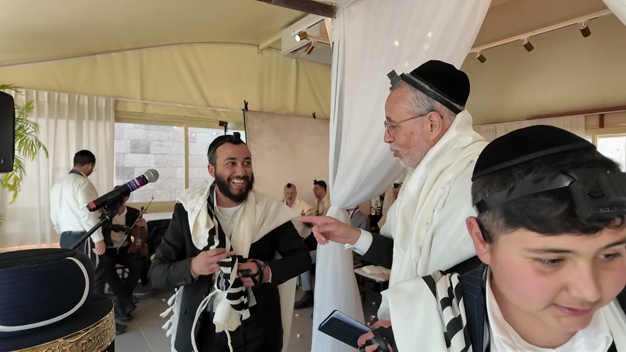 בר מצווה של הבחור יוסף הלל ועקנין בקולינריום  א ניסן התשפ״ו {צילום הגברה וסאונד בצליל ובזמר} חלק 2