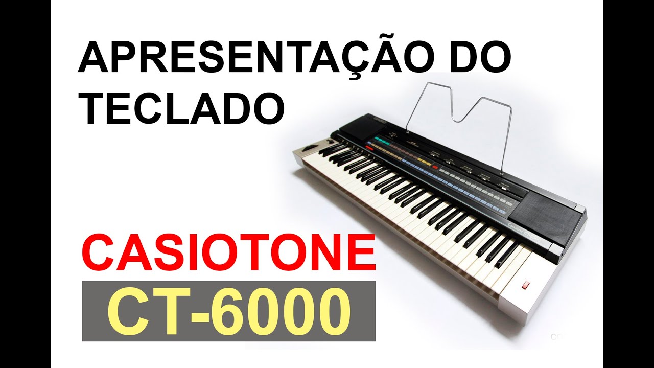 CASIOTONE  CT 6000 TECLADO SINTETIZADOR