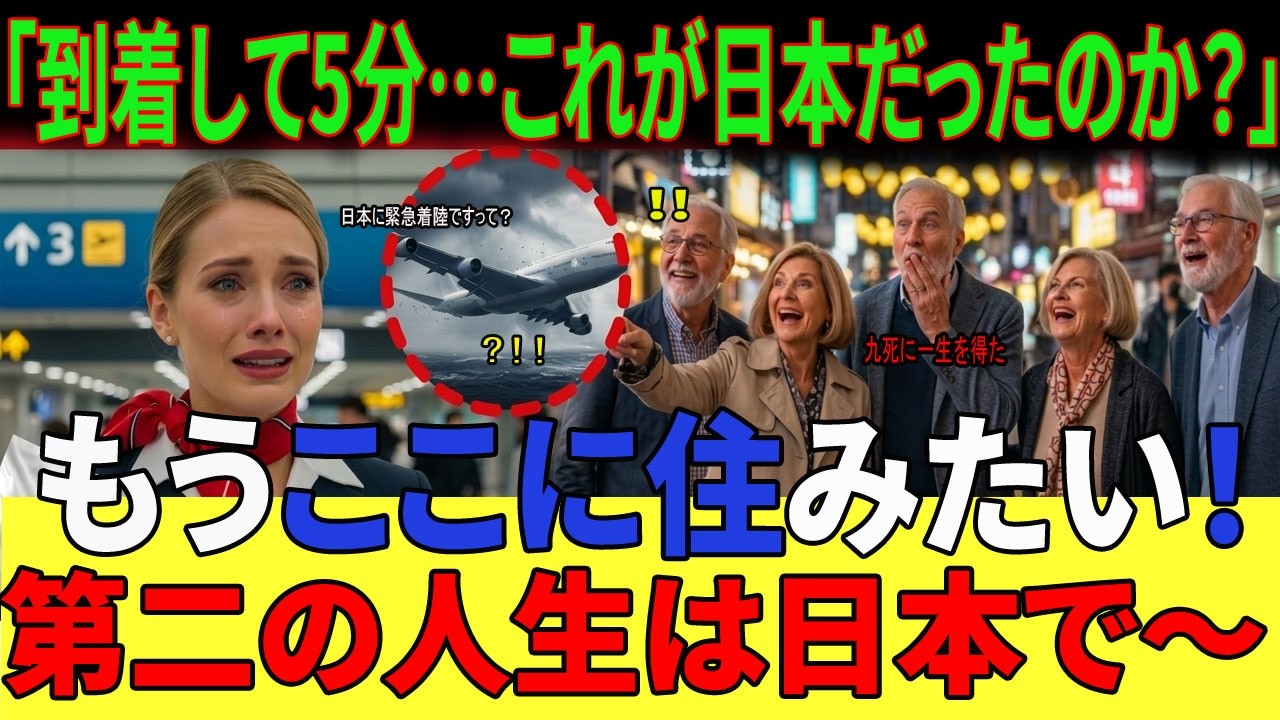 【海外の反応】「日本？なぜそんな発展途上の国へ…」傲慢だった米上流階級が緊急着陸。→ わずか5分で価値観が崩壊した衝撃の理由とは？