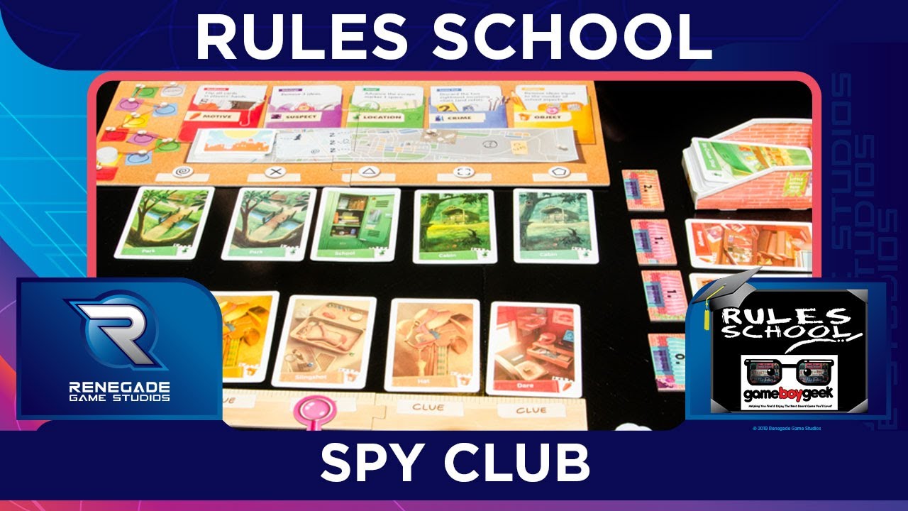 How to Play Spy Club (Rules School) with the Game Boy Geek