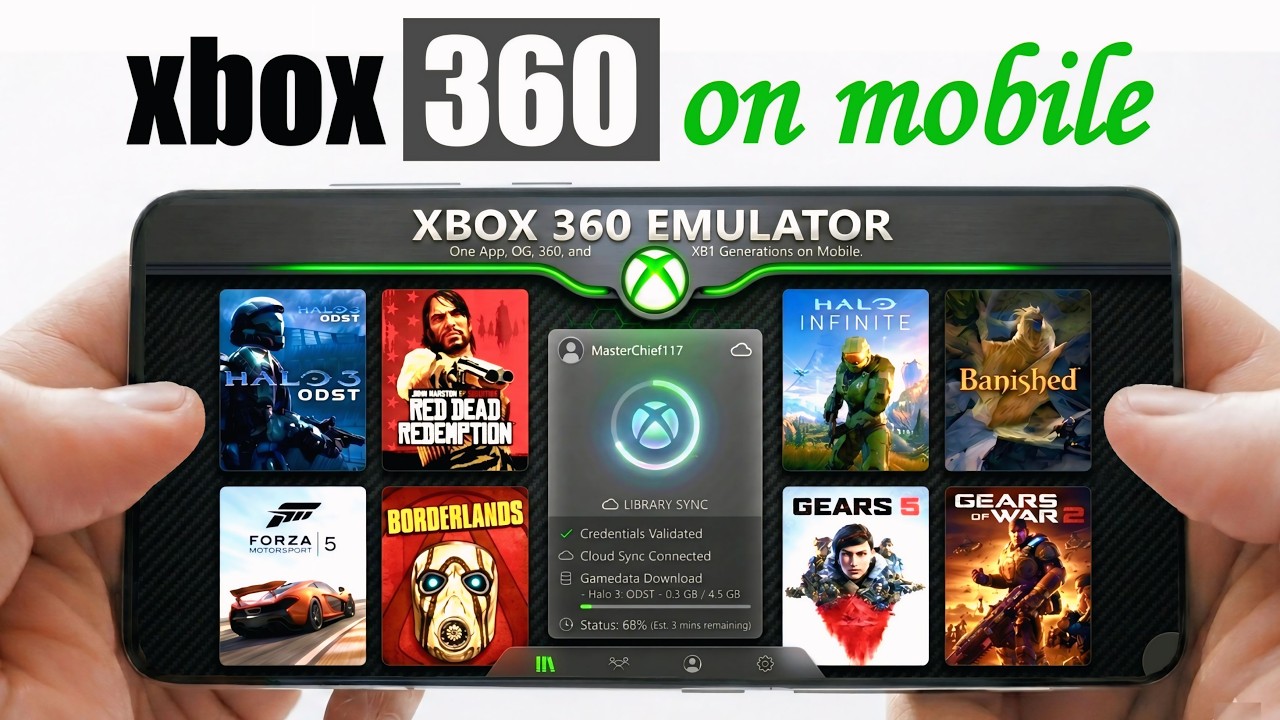 *НОВЫЙ* Эмулятор Xbox 360 теперь доступен на мобильных устройствах 😱 aX360e - Полная настройка и ...