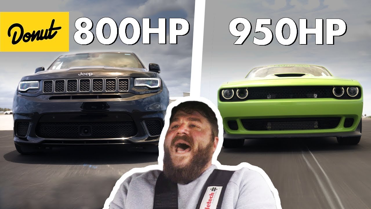 1750 Horsepower Combined! Jeep TrackHawk & Dodge Hellcat | The New Car Show