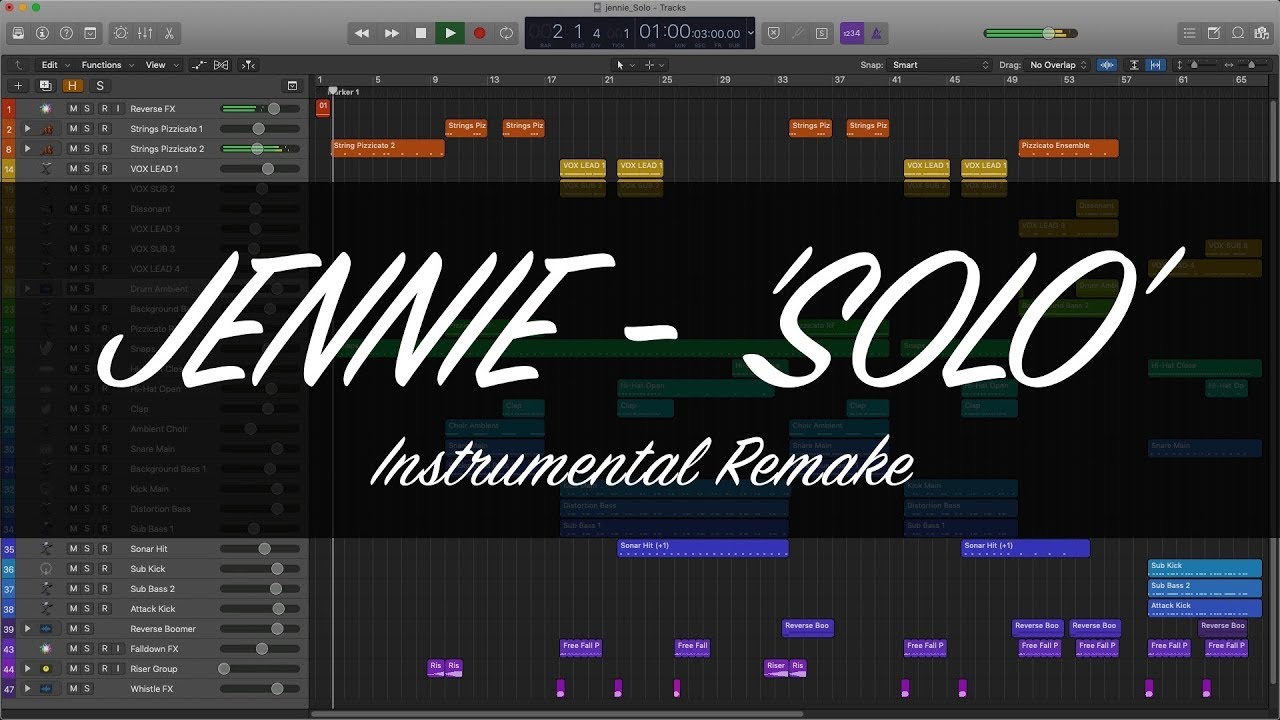 JENNIE - 'SOLO' (Instrumental Remake)