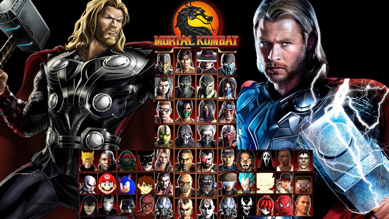 MORTAL KOMBAT 9 | MOD THOR | TAG LADDER | GAMEPLAY (4K60FPS)