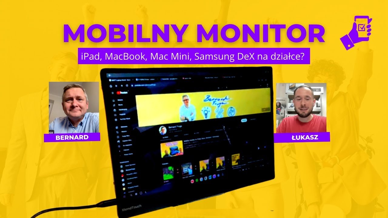 Mobilny monitor do laptopa, iPada, Maca, Windows i Samsunga