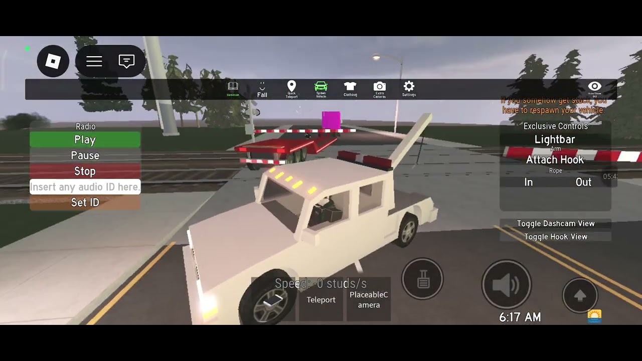 Train collide vehicle #6