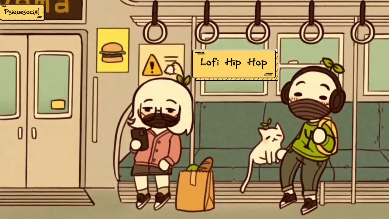 Escutando LoFi Hip Hop no Metrô / Batidas Relaxantes